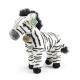 Plyšová zebra stojaca , Barva - Bielo-čierna-1