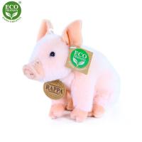 Plyšové prasa 18 cm ECO-FRIENDLY , Barva - Svetlo ružová