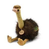 Plyšový emu 36 cm ECO-FRIENDLY , Barva - Hnedá