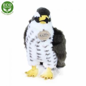 Plyšový jastrab 23cm ECO-FRIENDLY , Barva - Bílo-hnědá