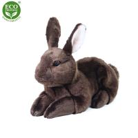 Plyšový králik 36 cm ECO-FRIENDLY , Barva - Hnedá