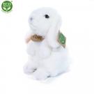 Plyšový králik biely stojaci 18 cm ECO-FRIENDLY , Barva - Biela