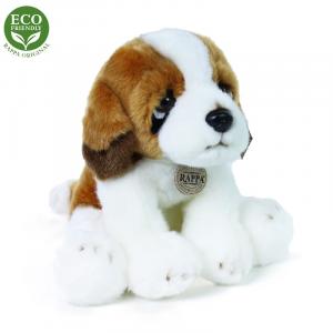 Plyšový pes bernardín sediaci 26 cm ECO , Barva - Biela