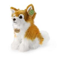 Plyšový pes čivava 28 cm ECO-FRIENDLY , Barva - Hnedá