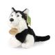 Plyšový pes husky 16 cm ECO-FRIENDLY , Barva - Čierna-2