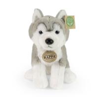 Plyšový pes husky 23 cm SOFT COLLECTION , Barva - Šedá