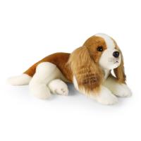 Plyšový pes King Charles španěl 40 cm ECO-FRIENDLY , Barva - Biela
