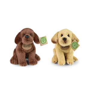 Plyšový pes labrador sedící 20 cm ECO-FRIENDLY , Barva - Hnedá