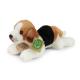 Plyšový pes ležící 22 cm ECO-FRIENDLY , Barva - Čierna-3