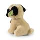 Plyšový pes mops 18 cm ECO-FRIENDLY , Barva - Hnedá-1