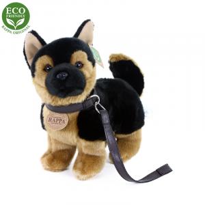 Plyšový pes nemecký ovčiak 23 cm ECO-FRIENDLY , Barva - Čierna