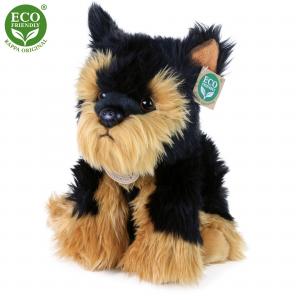 Plyšový pes teriér 28 cm ECO-FRIENDLY , Barva - Hnedá