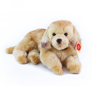Plyšový pes zlatý retriever ležiace, 32 cm