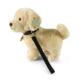 Plyšový pes zlatý retrívr s vodítkem 25 cm ECO-FRIENDLY , Barva - Béžová-4