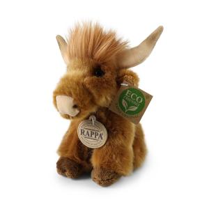 Plyšový skotský náhorní skot 16 cm ECO-FRIENDLY , Barva - Hnedá