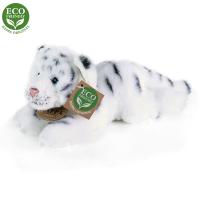 Plyšový tiger biely 17 cm ECO-FRIENDLY , Barva - Biela