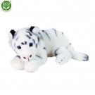 Plyšový tiger biely ležiaci 36 cm , Barva - Biela