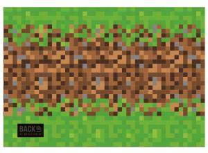 Podložka Minecraft na stůl back up , Barva - Zelená