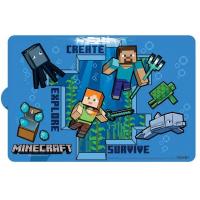 PODLOŽKA Minecraft , Barva - Modrá