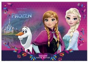 Podložka Disney Frozen , Barva - Tmavo ružová