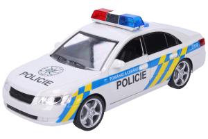 Policajné auto s efektmi 24 cm , Barva - Biela