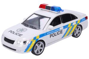 Policajné auto s efektmi 24 cm , Barva - Biela