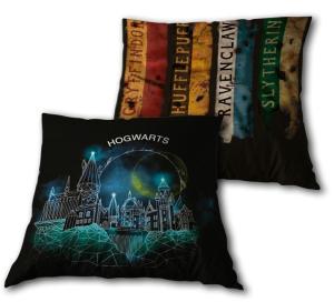 VANKÚŠIK HARRY POTTER , Barva - Čierna , Rozměr textilu - 35x35