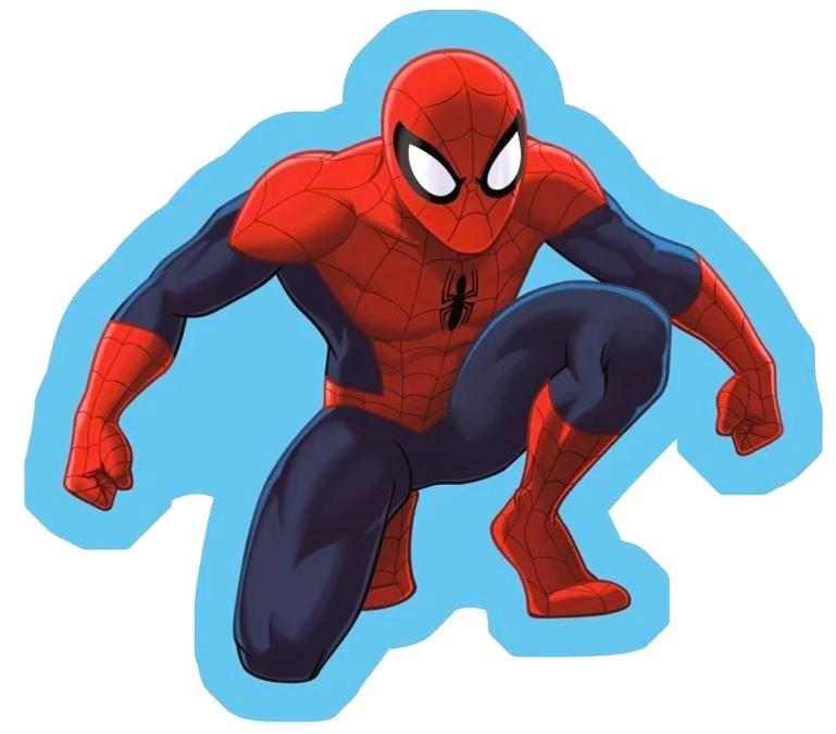 VANKÚŠ SPIDERMAN modrá