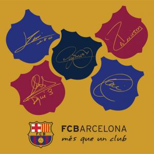 Vankúšik FC Barcelona champions , Rozměr textilu - 40x40