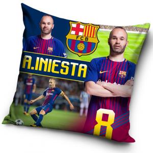 Vankúšik FC Barcelona Iniesta 2018 , Rozměr textilu - 40x40
