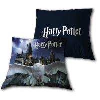 Vankúšik Harry Potter Hedviga , Barva - Tmavo šedá , Rozměr textilu - 40x40