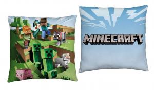 Vankúšik Minecraft Farma , Rozměr textilu - 40x40