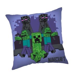 Vankúšik Minecraft Mobs coming for you , Barva - Fialová , Rozměr textilu - 40x40