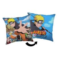 Polštářek Naruto 02 Polyester, 40/40 cm , Barva - Modrá , Rozměr textilu - 40x40