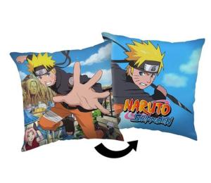 Polštářek Naruto 02 Polyester, 40/40 cm , Barva - Modrá , Rozměr textilu - 40x40