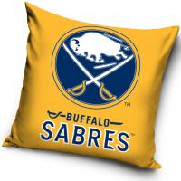 Vankúšik NHL Buffalo Sabres , Barva - Žltá , Rozměr textilu - 40x40