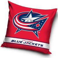 Vankúšik NHL Columbus Blue Jackets , Barva - Červená , Rozměr textilu - 40x40