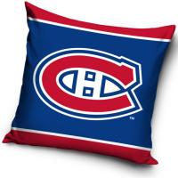 Vankúšik NHL Montreal Canadiens , Barva - Modrá , Rozměr textilu - 40x40