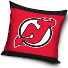 Vankúšik NHL New Jersey Devils , Barva - Červeno-černá , Rozměr textilu - 40x40