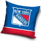 Vankúšik NHL New York Rangers , Barva - Modro-červená , Rozměr textilu - 40x40