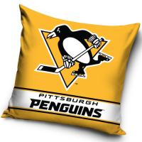 Vankúšik NHL Pittsburgh Penguins , Barva - Žltá , Rozměr textilu - 40x40