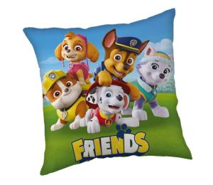 Vankúšik Paw Patrol Friends , Barva - Modro-zelená , Rozměr textilu - 40x40