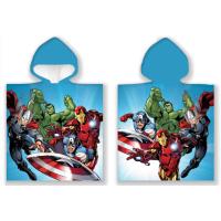 Pončo Avengers Super Heroes , Barva - Modrá , Rozměr textilu - 50x110
