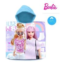 Pončo Barbie , Barva - Tyrkysová , Rozměr textilu - 60x120