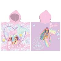 Pončo Barbie Mořské Princezny , Barva - Fialová , Rozměr textilu - 55x110