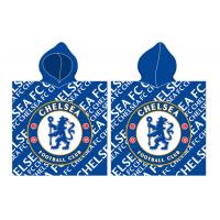 Pončo Chelsea FC , Barva - Modrá , Rozměr textilu - 60x120