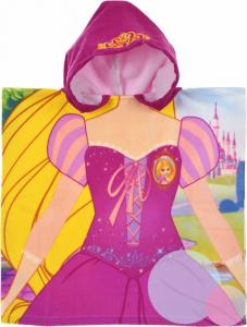 PONČO DISNEY PRINCEZNA , Barva - Lila , Rozměr textilu - 50x100