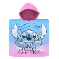 Pončo Lilo a Stitch , Barva - Růžovo-modrá , Rozměr textilu - 60x120