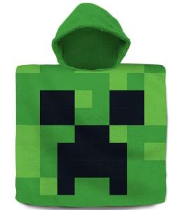 Pončo Minecraft , Barva - Zelená , Rozměr textilu - 60x120