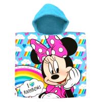 Pončo Minnie , Barva - Tyrkysová , Rozměr textilu - 60x120